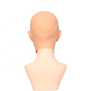 Nueva máscara de belleza de silicona Diy personajes máscara de cabeza completa de silicona realista cubierta cara de fiesta máscaras de cabeza completa de hombre a mujer - Product Image 3
