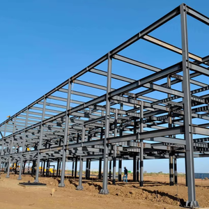 Structure en acier préfabriquée pour bâtiment de grande hauteur à plusieurs étages Q355b Q235B, structure en acier lourd pour entrepôt, atelier - Product Image 1