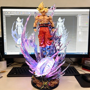 Figurines Dragon Ball Son <span class=keywords><strong>Goku</strong></span> Petit Saiyan, articles <span class=keywords><strong>de</strong></span> merchandising anime, décorations <span class=keywords><strong>de</strong></span> bureau, jouets tendance, best-sellers. - Product Image 2