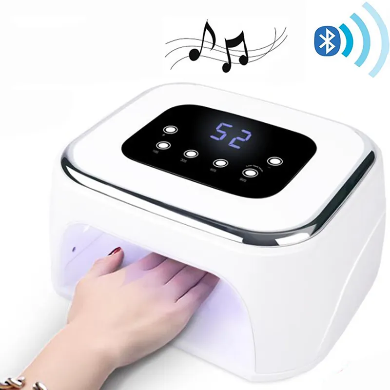 Sèche-ongles à capteur intelligent 80W, durcissement rapide, lampe LED UV pour vernis à ongles en Gel