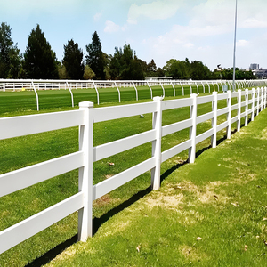 <span class=keywords><strong>Kit</strong></span> de clôture équestre de ferme de cheval en vinyle Durable économique longueur réglable nouvel équipement d'élevage d'animaux - Product Image 6