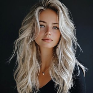 Perruque Lace Top de cheveux européens de qualité supérieure perruque juive gris <span class=keywords><strong>glacé</strong></span> <span class=keywords><strong>blond</strong></span> Balayage couleur HD perruque Lace Front avec Diamond Lace pour les femmes perte de cheveux - Product Image 1