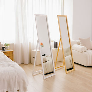 Miroir sur pied rectangulaire au design moderne en panneaux de particules, modèle MR-02, vente en gros du fabricant, garantie de qualité Taïwan Chine - Product Image 1