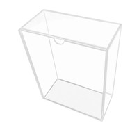 Cadre de boîte d'ombre en acrylique transparent personnalisé vitrine de boîte d'ombre en acrylique transparent cadres photo de boîte d'ombre en acrylique transparent