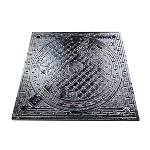Fabricant <span class=keywords><strong>de</strong></span> couvercles <span class=keywords><strong>de</strong></span> puisards en fonte, béton et résine pour eaux usées et pluviales, D400, robustes, <span class=keywords><strong>60x60</strong></span>, 70cmx70cm, produits routiers, prix - Product Image 2