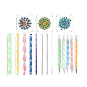 Bview Art - <span class=keywords><strong>Juego</strong></span> <span class=keywords><strong>de</strong></span> 16 Herramientas para Puntear Mandalas - Kit Completo para Pintar Piedras con Plantillas, Bolígrafos para Puntear y Estiletes Acrílicos - Product Image 6