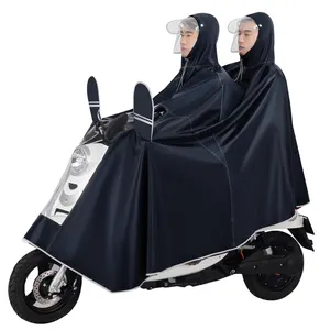 Offre Spéciale imperméable Oxford tissu hommes femmes moto imperméable couverture unique adulte pluie Poncho cyclisme équitation tours cadeaux