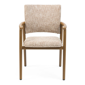(M7522) Contemporary Designer Upholstered Dining Room <strong>Table</strong> <strong>Chairs</strong> with <strong>Arms</strong> - Product Image 4