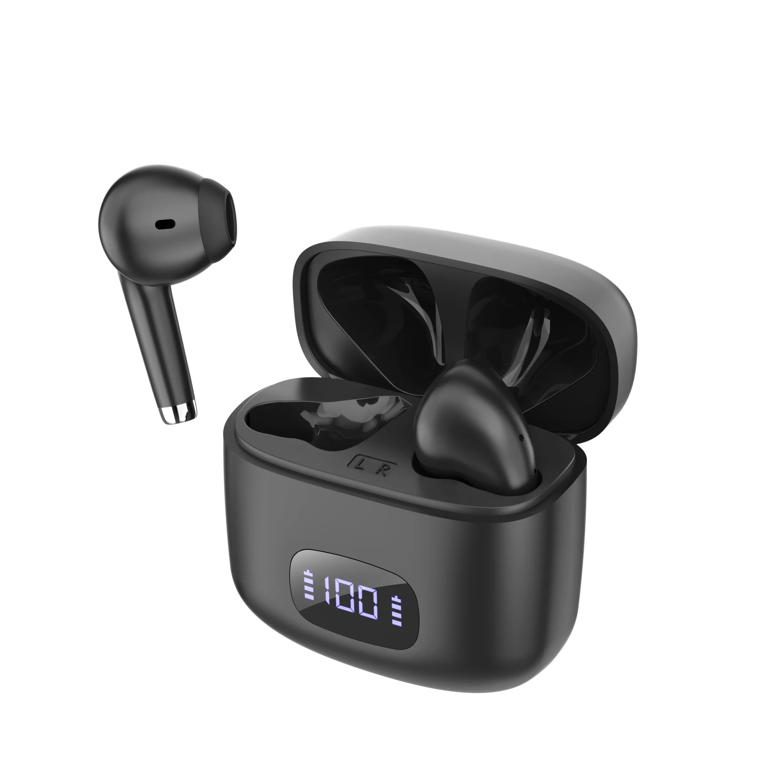 2024 Factory Wholesale Gaming Earphone Wireless Touch game Headphone Bluetooth Digital Display Earbud