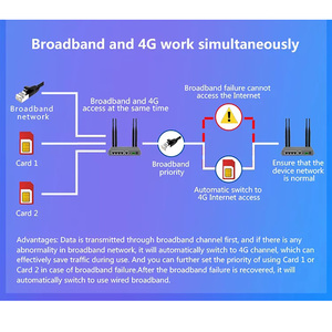 Hàng Mới Về Bộ Định Tuyến Cân Bằng Tải Trọng CPE Công Nghiệp 4G 300Mbps 4G LTE - Product Image 3