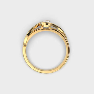 Anillo de Compromiso con Diamante Ovalado de 1.00CT Cultivado en Laboratorio, Oro de 14K, Solitario, Joyería Fina Nupcial, Anillo Elegante y de Lujo - Product Image 3