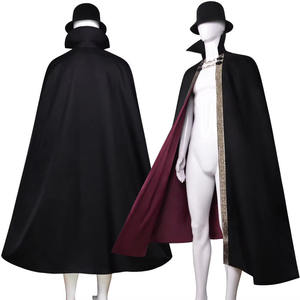 Capa y Disfraz <span class=keywords><strong>de</strong></span> Barón Vampiro para Adultos, Unisex, Poliéster, para Halloween, Representaciones Teatrales y <span class=keywords><strong>de</strong></span> Personajes - Product Image 1