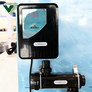 Système de production <span class=keywords><strong>automatique</strong></span> de chlore VIGOR NQ20 pour <span class=keywords><strong>piscine</strong></span> intérieure avec chlorinateur au sel, <span class=keywords><strong>niveau</strong></span> de sel minimum de 4000 PPM - Product Image 2