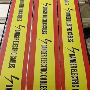 Polyethylene cáp bảo vệ gạch HDPE LDPE cáp ngầm bảo vệ bao gồm điện nhựa Cáp cảnh báo tấm - Product Image 2