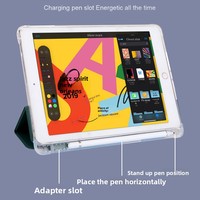 Coque de Protection Souple en Silicone/TPU pour iPad 9,7 Pouces (iPad 6ème/5ème Génération, iPad Air 1/2 Pro) et iPad 10ème Génération Air 5/2022