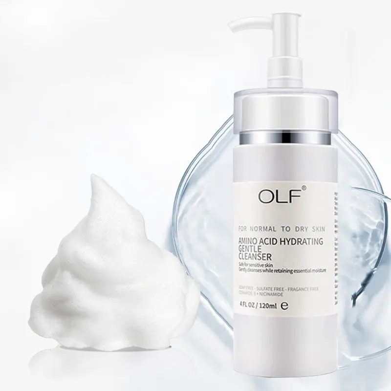 Eigenmarke neues sulfatfreies Milch-Gesichtsreinigungsmittel koreanische Akne alle Hauttypen einfache Salicylsäure Hautpflegeprodukte gesichtswäsche