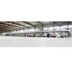 Linha de fabricação de papelão ondulado totalmente automática 2 3 5 7 camadas fábrica de máquinas de papelão ondulado da china