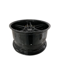 Jantes en alliage d'aluminium forgé 6061 T6 Hyper Black Gold Bolts Multi Spoke, pressées 12000T, certifiées TUV JWL VIA, 18-24 pouces, personnalisées, neuves, Geruida