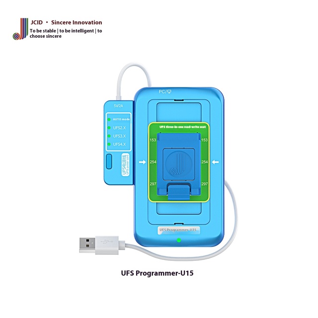 HODAXIN JCID UFS Programmer U15 for Android Huawei Repair UFS4.0 BGA 153/254/297 Font Hard Drive 220V Voltage