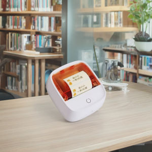 휴대용 2 인치 포켓 미니 라벨 프린터 열 인쇄 방법 203DPI 해상도 안드로이드 호환 스티커 프린터 재고 - Product Image 1