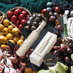 Wholesale 24-Rib <b>Windproof</b> Black Folding <b>Umbrella</b> UV Printing 8K Business Ribs Custom Logo for Travel - Product Image 3