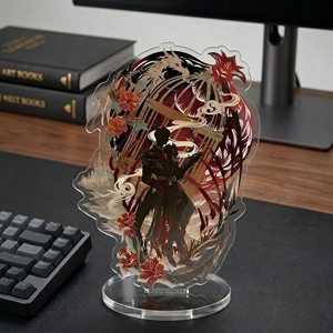 OEM ODM Anime Love and Deepspace – <span class=keywords><strong>D</strong></span>écoration artistique en acrylique, 5 designs uniques, figurine <span class=keywords><strong>d</strong></span>écorative transparente en acrylique - Product Image 5