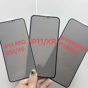 2.5D Full Glue Full Covered Anti Spy Privacy Tempered Glass <b>Screen</b> <b>Protector</b> for <b>iPhone</b> air 13 <b>14</b> 15 16 17 Pro Max XR 12 11 SE - Product Image 3
