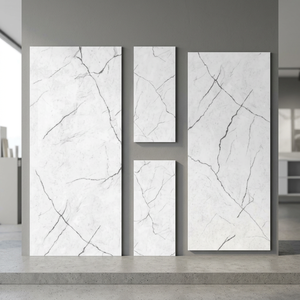 Calacatta Denim Veined Porcelain Tiles 600x1200mm Gloss Finish for Elegant Wall and Floor Spaces - Product Image 5