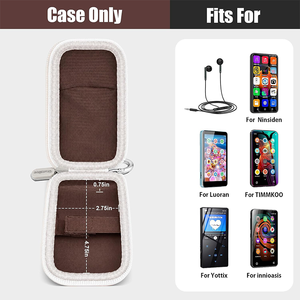 Boîte de transport rigide économique en EVA, résistante aux chocs, étui portable à fermeture éclair pour le rangement quotidien de lecteur MP3 et clé USB - Product Image 6