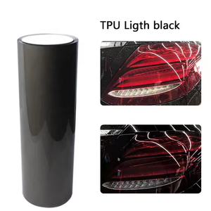 Película de tinte de faro de coche TPH TPU de alta calidad, luz negra ahumada, luz trasera negra, <span class=keywords><strong>3</strong></span> años de garantía, película de faro - Product Image 1