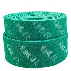 Almohadilla de limpieza industrial Sky Eagle 8698, abrasivo de fibra cilíndrica verde para acero inoxidable y eliminación de óxido - Product Image 1