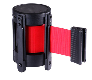 Barriera rimovibile per montaggio a parete con cintura retrattile completa in acciaio inossidabile - Product Image 6