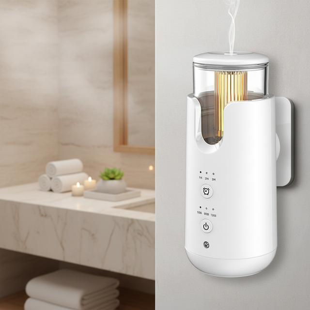Professional Waterless Scent Air Machine Cold Air Diffusion Smart Wall Plug in Essential Oil Diffusers