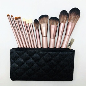 Juego <span class=keywords><strong>de</strong></span> brochas para maquillaje, caja <span class=keywords><strong>de</strong></span> regalo, 12 unidades, logotipo profesional - Product Image 4