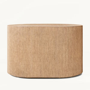 Mesas Auxiliares de Madera de Roble Natural para Sala de Estar y Dormitorio, Diseño Moderno y Lujoso - Product Image 5