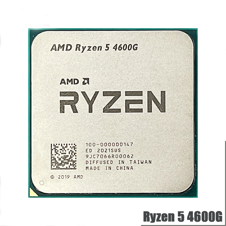 AMD Ryzen 5 4600G AM4ソケット使用済みデスクトップコンピュータ