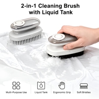 Brosse à linge anti-rayures avec distributeur de lessive intégré |   Brosse de nettoyage multifonctionnelle à main pour chaussures, vêtements et surfaces