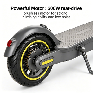 Scooter Eléctrico para Adultos con Motor sin Escobillas de 500W, Batería con Autonomía de 20-60KM y Seguridad Electrónica DW-XBG-G-30MAX 500W con Tracción Trasera - Product Image 2