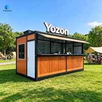 Yozon - Boutique alimentaire modulaire personnalisée en conteneur, bar mobile préfabriqué pour camping, restaurant éphémère