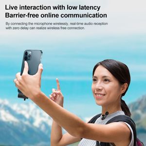 Nouveauté : Système de réduction de bruit <span class=keywords><strong>sans</strong></span> <span class=keywords><strong>fil</strong></span> 3-en-1 avec 2 microphones dynamiques et micro-cravate pour mini studio AP031-2 - Product Image 4