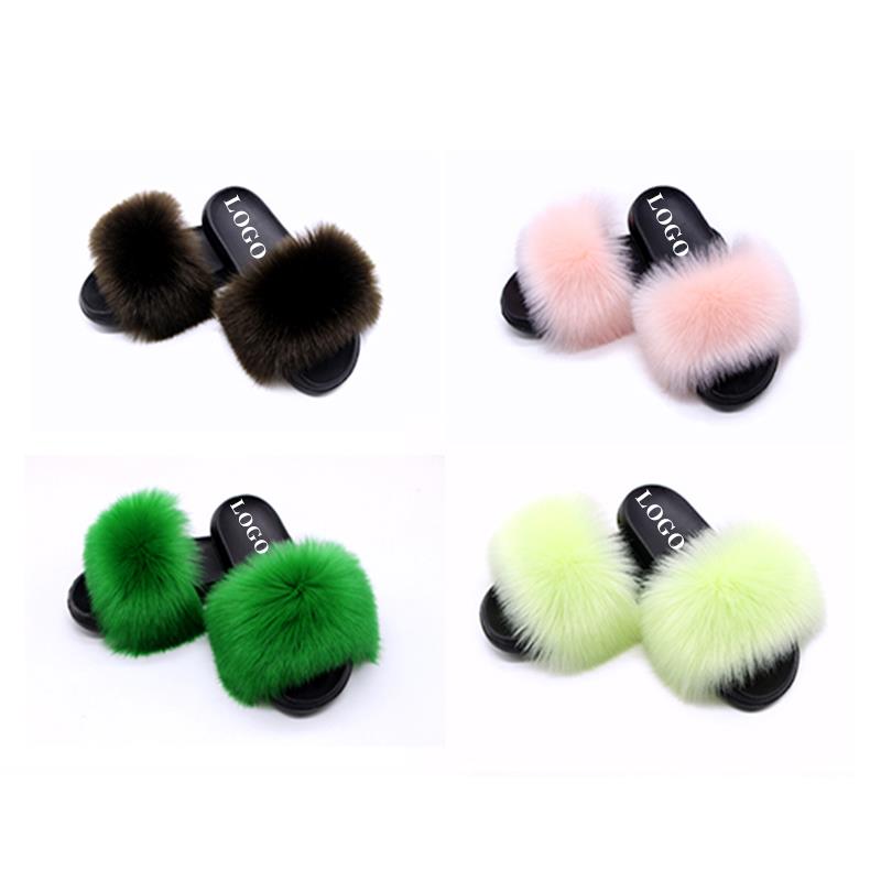 Новинка от производителя, новейшие низкие дизайнерские тапочки, сланцы из искусственного меха, домашние меховые тапочки, наборы для женщин