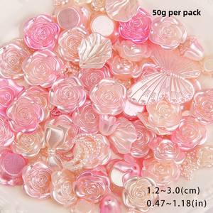 मिश्रित बरोक डिय रेसिन एक्सेसरीज क्रीम गोंद हेयरपिन मोबाइल फोन केस ग्लास गहने गैंडे - Product Image 5