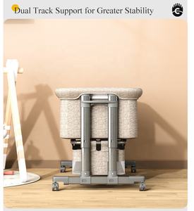 Cuna Gemelar de Alta Calidad, Cuna Plegable Portátil <span class=keywords><strong>para</strong></span> Recién Nacidos, Cuna <span class=keywords><strong>para</strong></span> <span class=keywords><strong>Gemelos</strong></span>, Juego de Ropa de Cama <span class=keywords><strong>para</strong></span> Recién Nacidos - Product Image 5