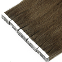 Extensions à bandes adhésives en cheveux humains bruts, couleur claire, vente en gros pour revendeurs, cheveux bruts d'un seul donneur