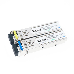 Module SFP LC à fibre unique Xicom 1,25 G 20 km pour transceiver réseau LAN filaire - Product Image 1