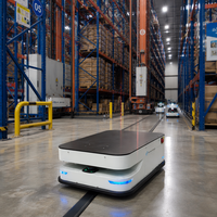 Robot intelligent AGV laser 1200 kg, pour la préparation des commandes en entrepôt et l'alimentation des lignes d'assemblage, avec évitement d'obstacles et double vitesse adaptative