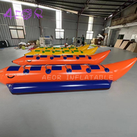 Équipement d'été pour parc aquatique Poisson volant Bananier 5 passagers Banana Boat gonflable