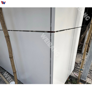 Système de mur-rideau en panneaux muraux décoratifs imitation bois, imperméable et résistant au feu, pour revêtement de façade de bâtiment de bureaux - Product Image 4