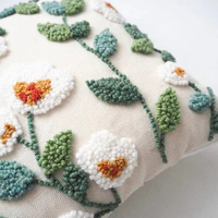 Housse de coussin bohème turque personnalisable en macramé tufté avec techniques de broderie tissée – Vente chaude en gros
