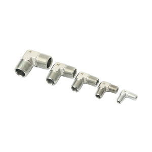 Accesorios hidráulicos de acero al carbono macho NPTF a macho NPTF <span class=keywords><strong>codo</strong></span> de 90 grados 1N9 SAE adaptador hidráulico accesorio de manguera adaptador hidráulico - Product Image 1